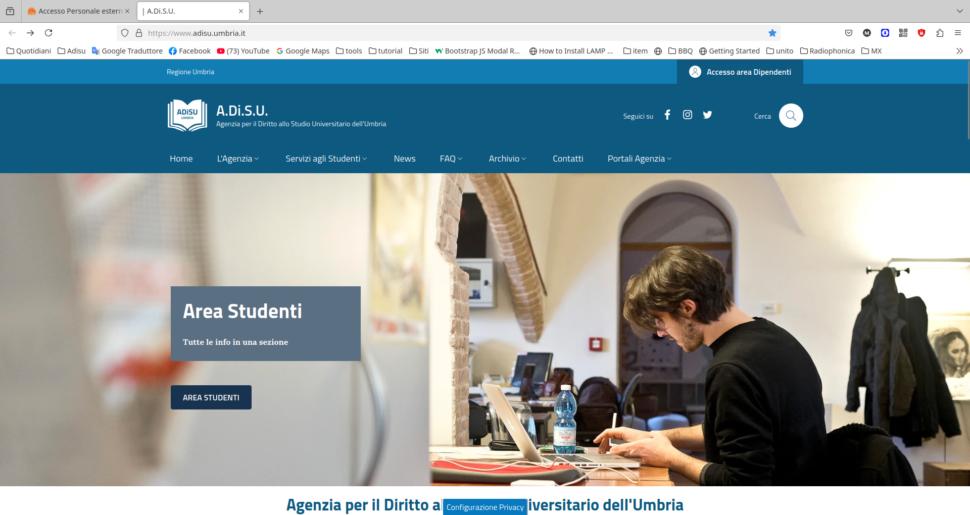 Attiva il profilo